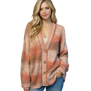 NWT Design History Colorblock Cardigan XL